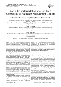 Computer Implementation of Algorithmic Components of Redundant Measurement Methods