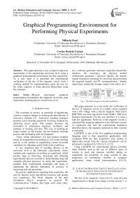 Graphical Programming Environment for Performing Physical Experiments