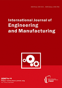 2 vol.10, 2020 - International Journal of Engineering and Manufacturing