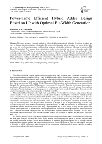 Power-Time Efficient Hybrid Adder Design Based on LP with Optimal Bit-Width Generation