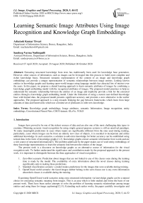 Learning Semantic Image Attributes Using Image Recognition and Knowledge Graph Embeddings