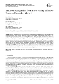 Emotion Recognition from Faces Using Effective Features Extraction Method