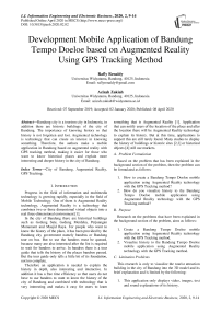 Development Mobile Application of Bandung Tempo Doeloe based on Augmented Reality Using GPS Tracking Method