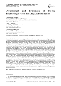 Development and Evaluation of Mobile Telenursing System for Drug Administration