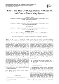 Real-Time Tree Counting Android Application and Central Monitoring System