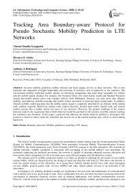 Tracking Area Boundary-aware Protocol for Pseudo Stochastic Mobility Prediction in LTE Networks