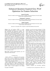 Enhanced Quantum Inspired Grey Wolf Optimizer for Feature Selection