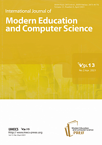 2 vol.13, 2021 - International Journal of Modern Education and Computer Science
