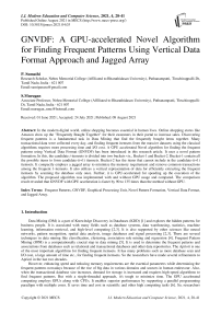 GNVDF: A GPU-accelerated Novel Algorithm for Finding Frequent Patterns Using Vertical Data Format Approach and Jagged Array