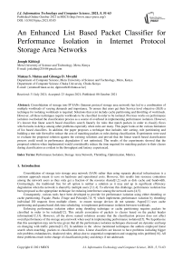 An Enhanced List Based Packet Classifier for Performance Isolation in Internet Protocol Storage Area Networks
