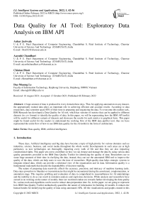 Data Quality for AI Tool: Exploratory Data Analysis on IBM API
