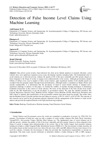 Detection of False Income Level Claims Using Machine Learning