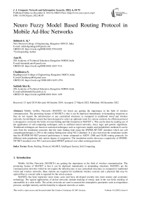 Neuro Fuzzy Model Based Routing Protocol in Mobile Ad-Hoc Networks