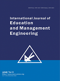 6 vol.12, 2022 - International Journal of Education and Management Engineering