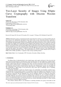 Two-Layer Security of Images Using Elliptic Curve Cryptography with Discrete Wavelet Transform