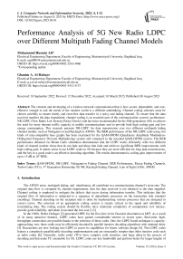 Performance Analysis of 5G New Radio LDPC over Different Multipath Fading Channel Models