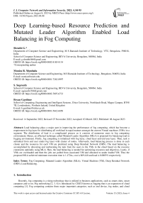 Deep Learning-based Resource Prediction and Mutated Leader Algorithm Enabled Load Balancing in Fog Computing