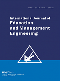 4 vol.13, 2023 - International Journal of Education and Management Engineering