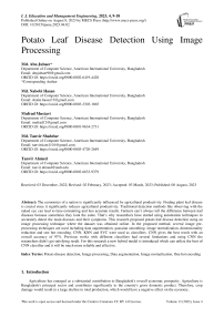 Potato Leaf Disease Detection Using Image Processing