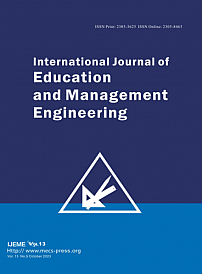 5 vol.13, 2023 - International Journal of Education and Management Engineering