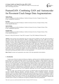 FeatureGAN: Combining GAN and Autoencoder for Pavement Crack Image Data Augmentations
