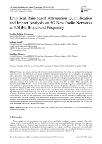 Empirical Rain-based Attenuation Quantification and Impact Analysis on 5G New Radio Networks at 3.5GHz Broadband Frequency