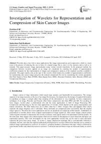 Investigation of Wavelets for Representation and Compression of Skin Cancer Images