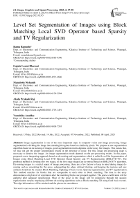 Level Set Segmentation of Images using Block Matching Local SVD Operator based Sparsity and TV Regularization
