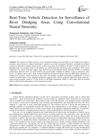 Real-Time Vehicle Detection for Surveillance of River Dredging Areas Using Convolutional Neural Networks