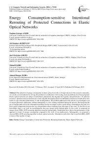 Energy Consumption-sensitive Intentional Rerouting of Protected Connections in Elastic Optical Networks