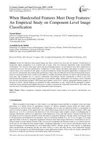 When Handcrafted Features Meet Deep Features: An Empirical Study on Component-Level Image Classification