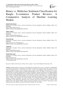 Binary vs. Multiclass Sentiment Classification for Bangla E-commerce Product Reviews: A Comparative Analysis of Machine Learning Models