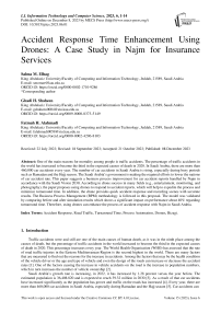 Accident Response Time Enhancement Using Drones: A Case Study in Najm for Insurance Services