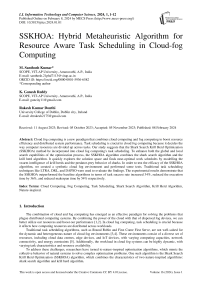 SSKHOA: Hybrid Metaheuristic Algorithm for Resource Aware Task Scheduling in Cloud-fog Computing
