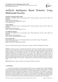Artificial Intelligence Based Domotics Using Multimodal Security