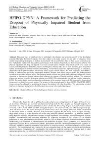 HFIPO-DPNN: A Framework for Predicting the Dropout of Physically Impaired Student from Education