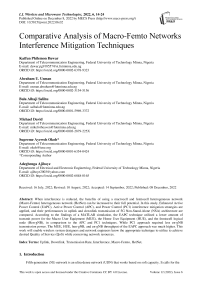 Comparative Analysis of Macro-Femto Networks Interference Mitigation Techniques