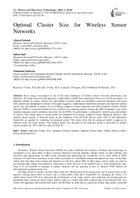 Optimal Cluster Size for Wireless Sensor Networks