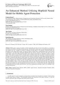 An Enhanced Method Utilizing Hopfield Neural Model for Mobile Agent Protection