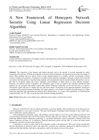 A New Framework of Honeypots Network Security Using Linear Regression Decision Algorithm