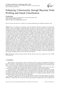 Enhancing Cybersecurity through Bayesian Node Profiling and Attack Classification