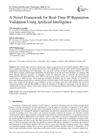 A Novel Framework for Real-Time IP Reputation Validation Using Artificial Intelligence