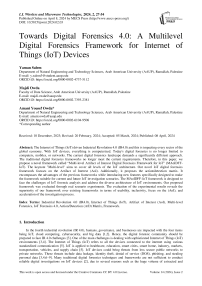 Towards Digital Forensics 4.0: A Multilevel Digital Forensics Framework for Internet of Things (IoT) Devices