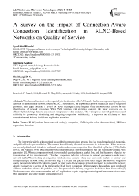 A Survey on the impact of Connection-Aware Congestion Identification in RLNC-Based Networks on Quality of Service