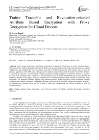 Traitor Traceable and Revocation-oriented Attribute Based Encryption with Proxy Decryption for Cloud Devices