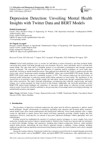 Depression Detection: Unveiling Mental Health Insights with Twitter Data and BERT Models