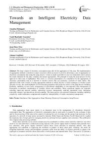 Towards an Intelligent Electricity Data Management