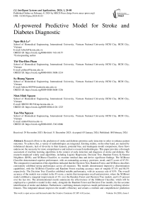 AI-powered Predictive Model for Stroke and Diabetes Diagnostic