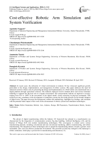 Cost-effective Robotic Arm Simulation and System Verification