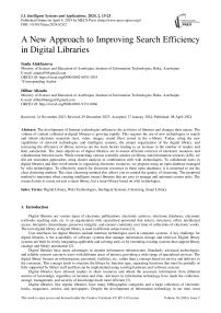 A New Approach to Improving Search Efficiency in Digital Libraries